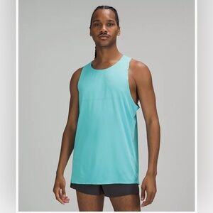Men’s Fast & Free Singlet in Electric Turquoise